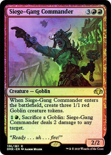 Siege-Gang Commander (DMR) / Foil
