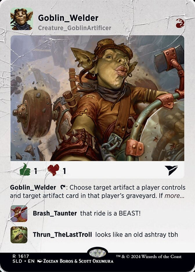 Goblin Welder (SLD) (1617) / Borderless