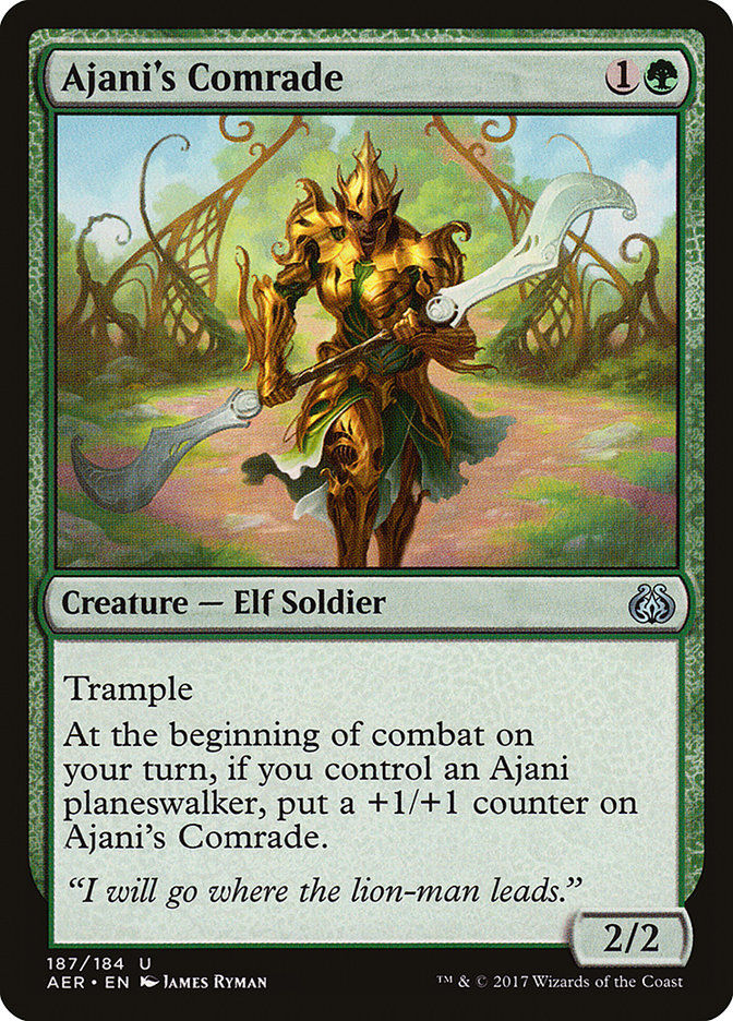 Ajani's Comrade (AER) (187)