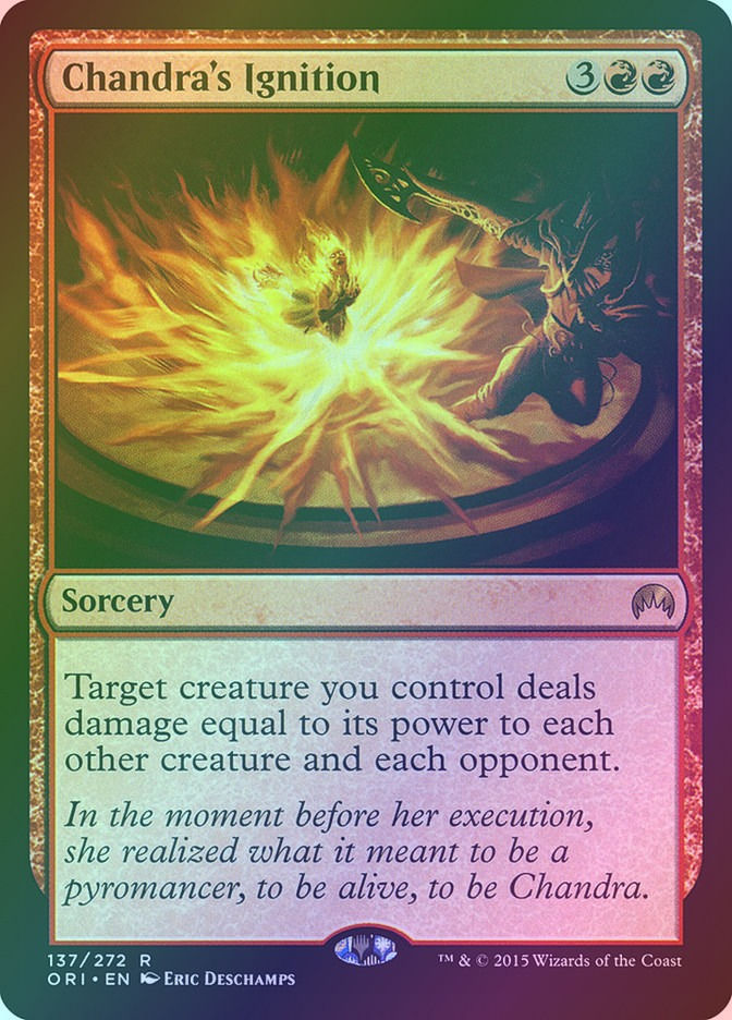 Chandra's Ignition (ORI) (137) / Foil