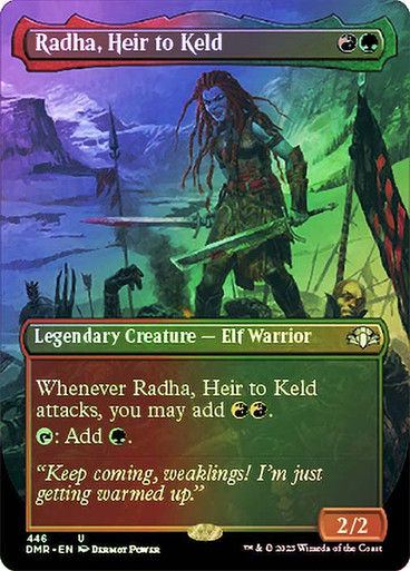 Radha, Heir to Keld (DMR) / Borderless / Foil