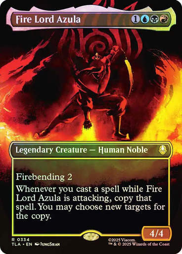 Fire Lord Azula (TLA) (334) / Borderless / Foil