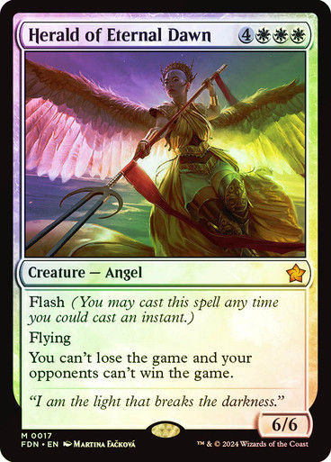 Herald of Eternal Dawn (FDN) (17) / Foil