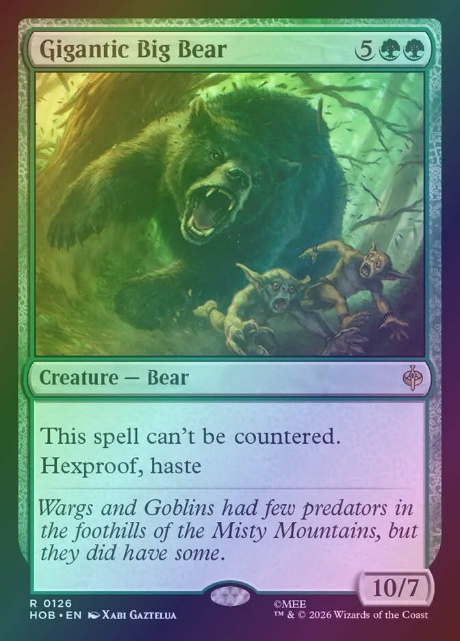 Gigantic Big Bear (HOB) (126) / Foil