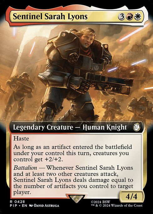 Sentinel Sarah Lyons (pip) (428) / Extended Art
