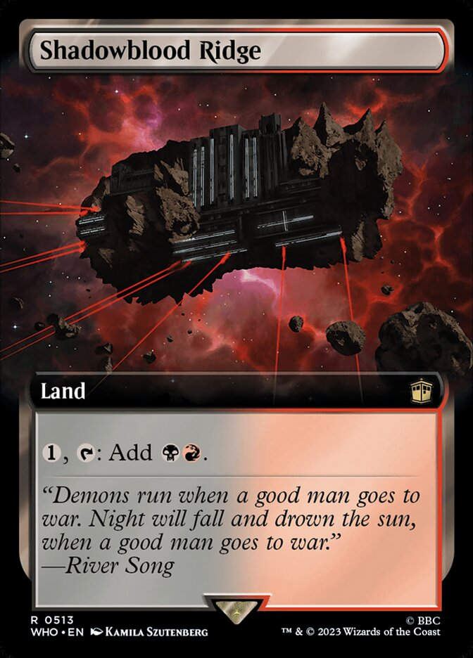 Shadowblood Ridge (WHO) (513) / Extended Art