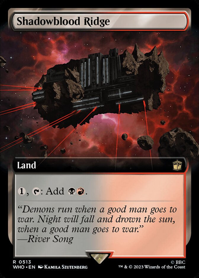 Shadowblood Ridge (WHO) (513) / Extended Art