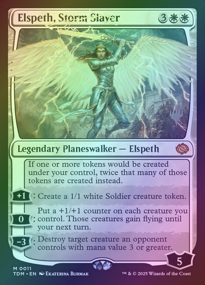 Elspeth, Storm Slayer (PTDM) (11p) / Foil