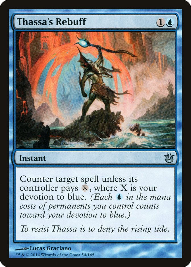 Thassa's Rebuff (BNG) (54) / Foil