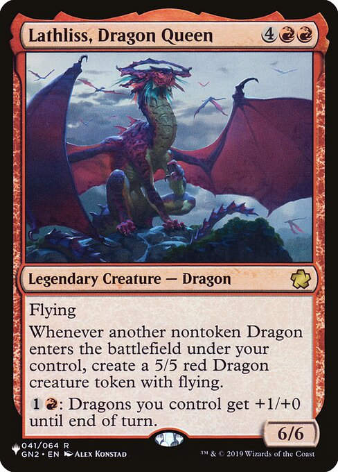 Lathliss, Dragon Queen (PLST) (GN2-41)