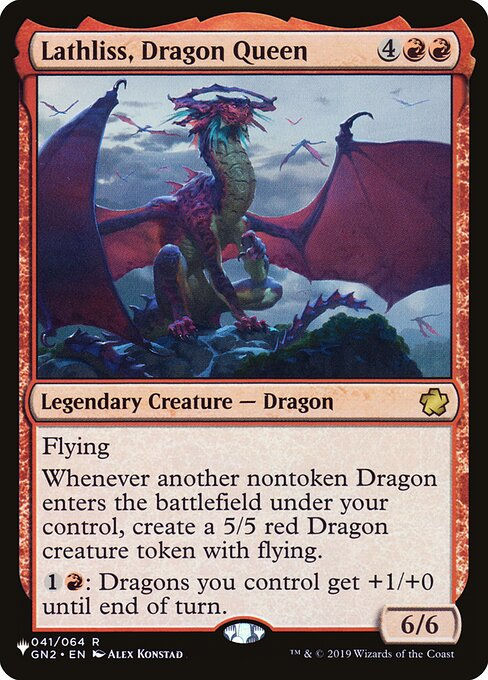 Lathliss, Dragon Queen (PLST) (GN2-41)