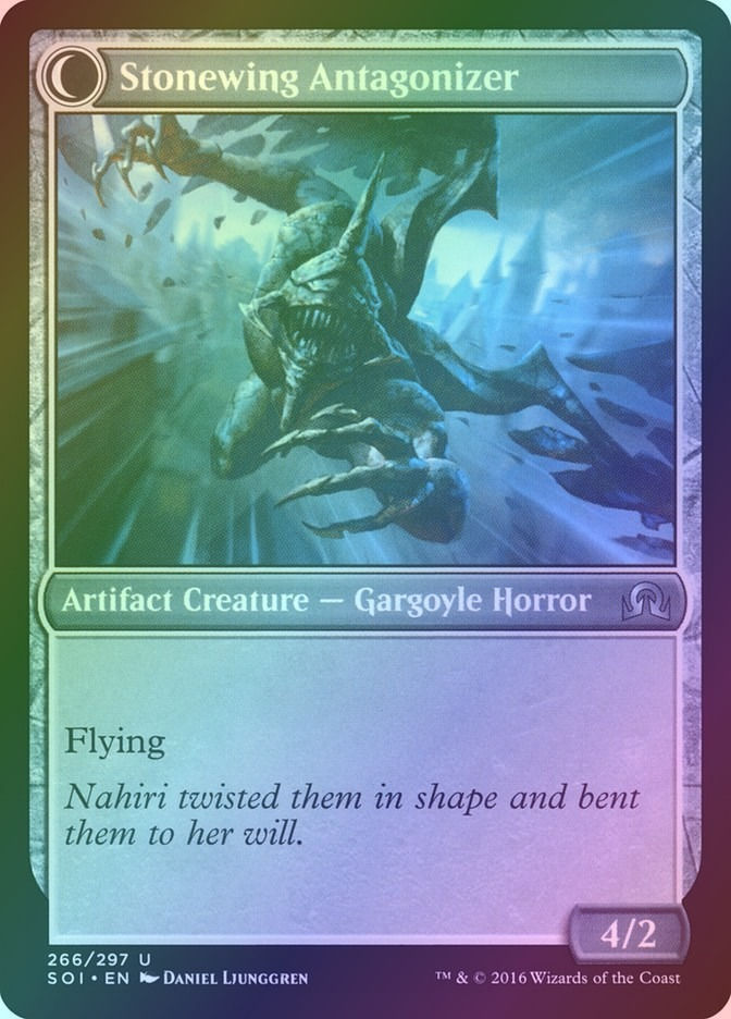 Thraben Gargoyle // Stonewing Antagonizer (SOI) (266) / Foil — cara 2 de 2