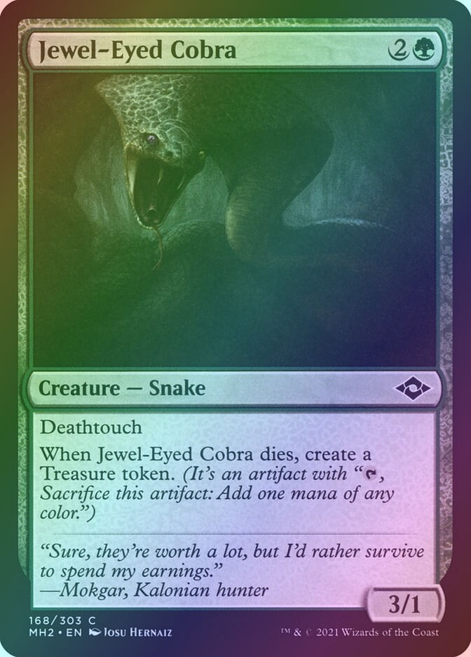 Jewel-Eyed Cobra (MH2) (168) / Foil