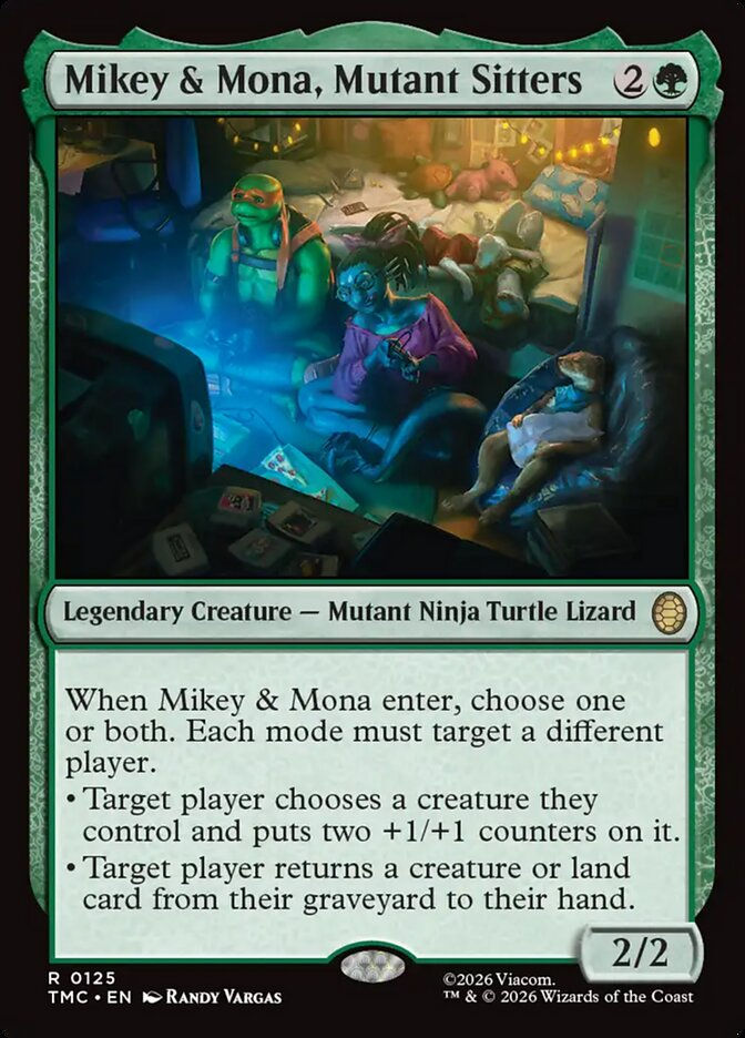 Mikey & Mona, Mutant Sitters (TMC) (125)