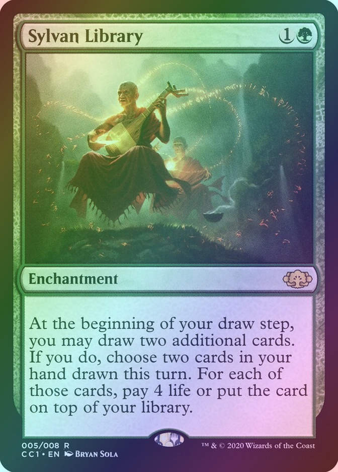 Sylvan Library (CC1) (5) / Foil