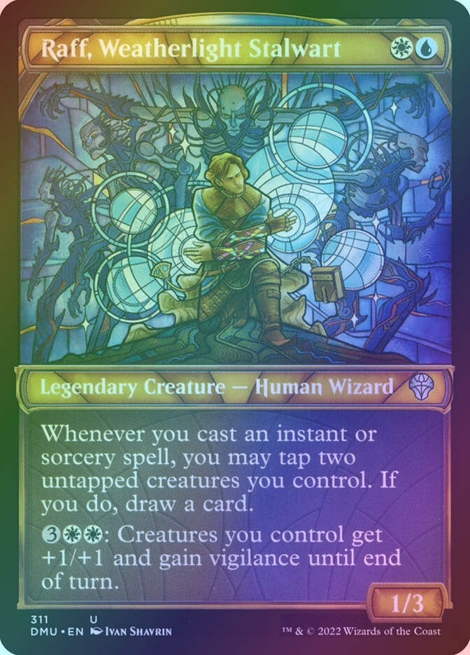 Raff, Weatherlight Stalwart (DMU) (311) / Showcase / Foil