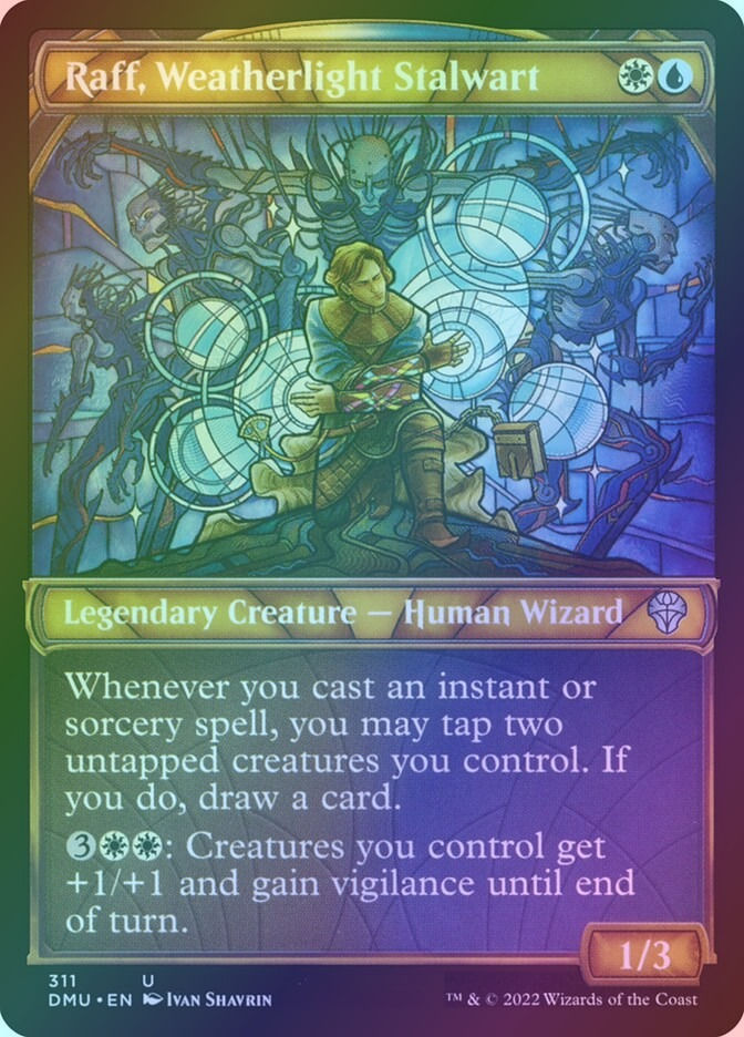 Raff, Weatherlight Stalwart (DMU) (311) / Showcase / Foil