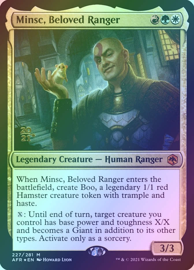 Minsc, Beloved Ranger (PAFR) (227s) / Foil