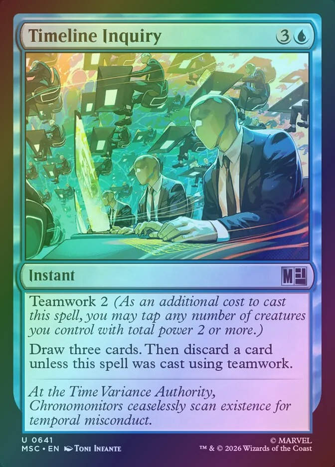 Timeline Inquiry (MSC) (641) / Foil