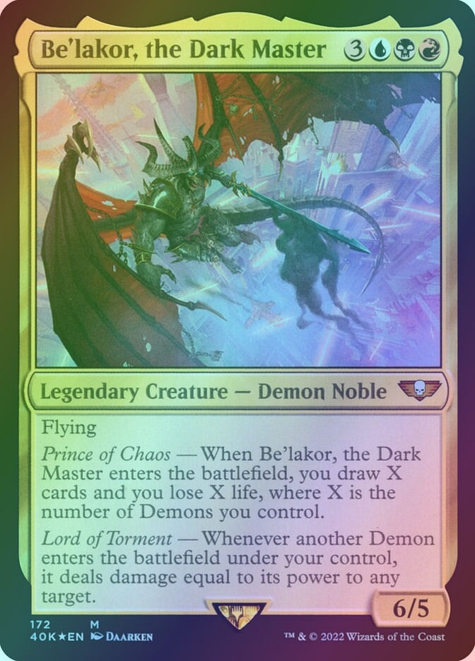 Be'lakor, the Dark Master (40K) (172) / Foil