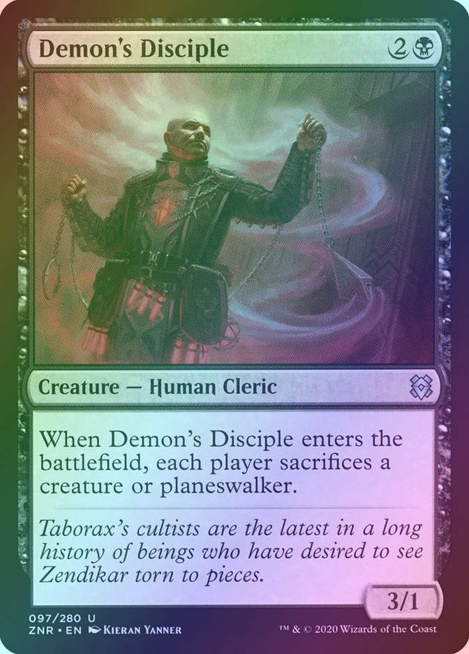 Demon's Disciple (ZNR) (97) / Foil