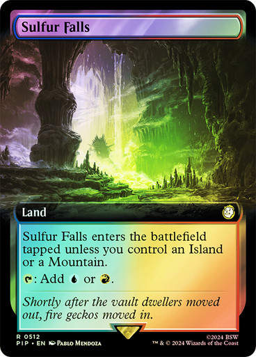 Sulfur Falls (pip) (512) / Extended Art Foil