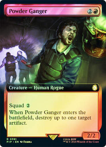 Powder Ganger (pip) (391) / Extended Art Foil
