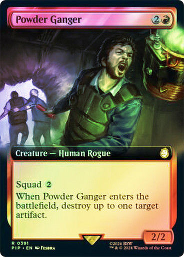 Powder Ganger (pip) (391) / Extended Art Foil
