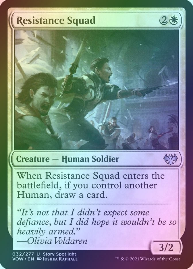 Resistance Squad (VOW) (32) / Foil