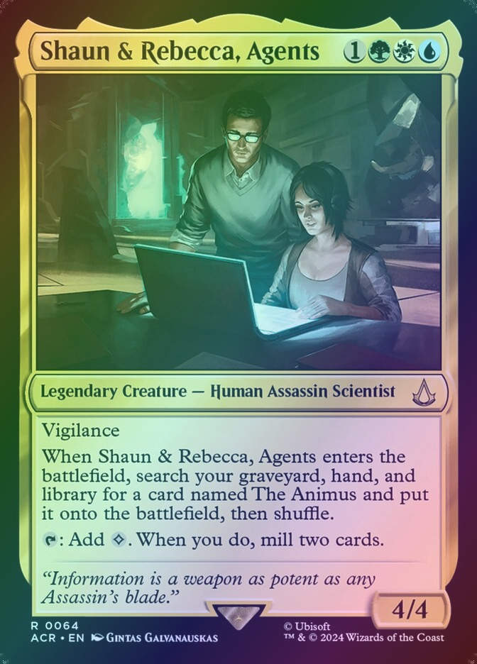 Shaun & Rebecca, Agents (ACR) (64) / Foil