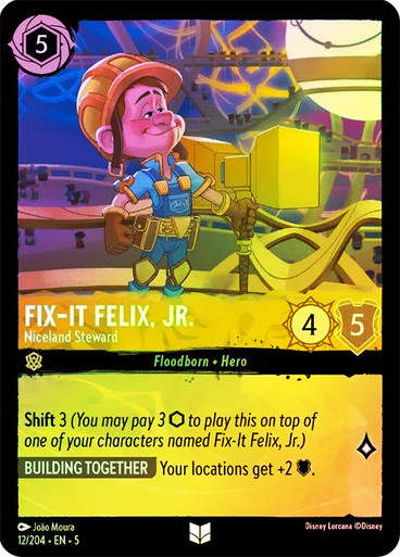 Fix-It Felix, Jr. - Niceland Steward (LOR_SHS) / Foil
