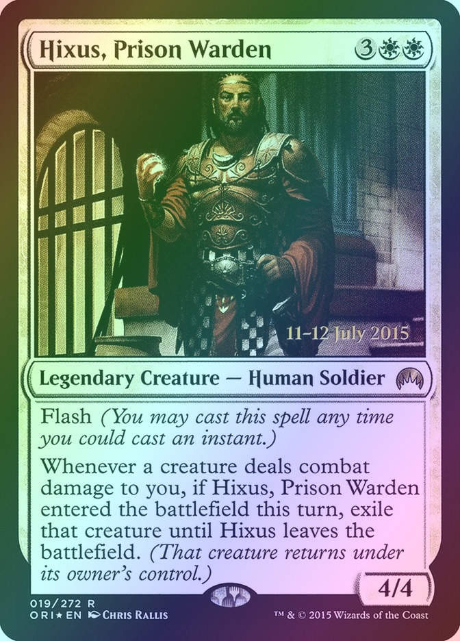 Hixus, Prison Warden (PORI) (19s) / Foil