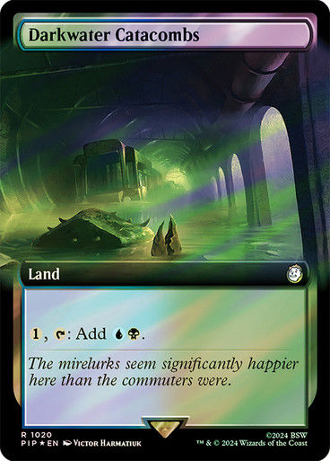 Darkwater Catacombs (pip) (1020) / Extended Surge Foil