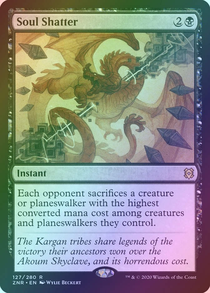 Soul Shatter (ZNR) (127) / Foil