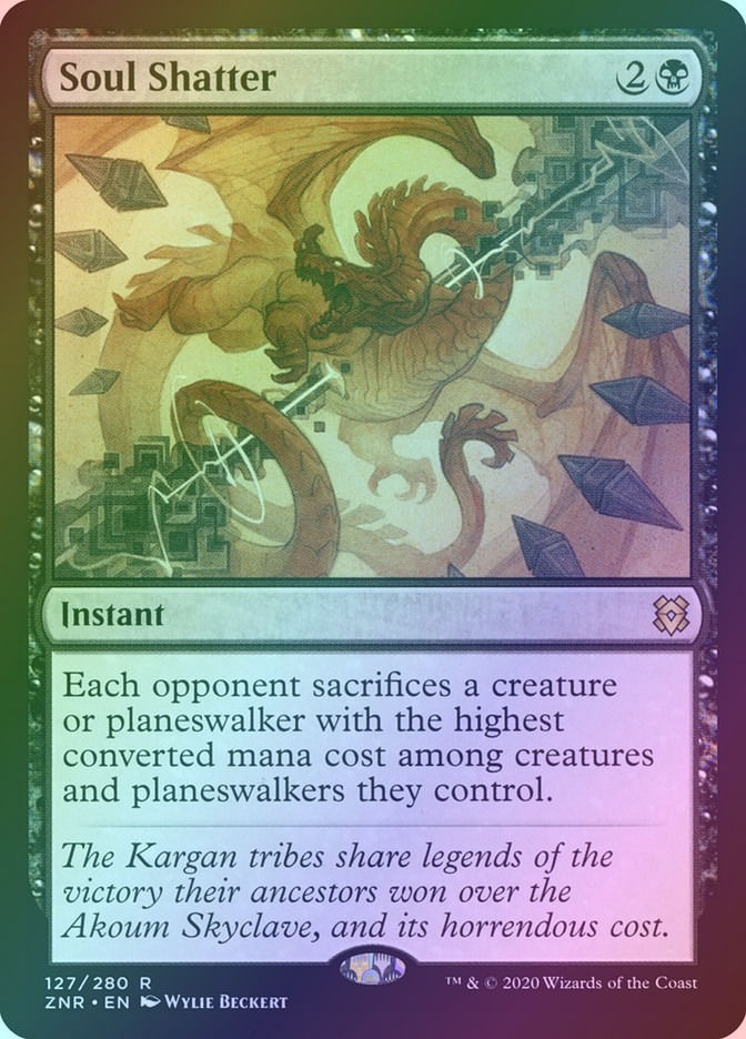 Soul Shatter (ZNR) (127) / Foil