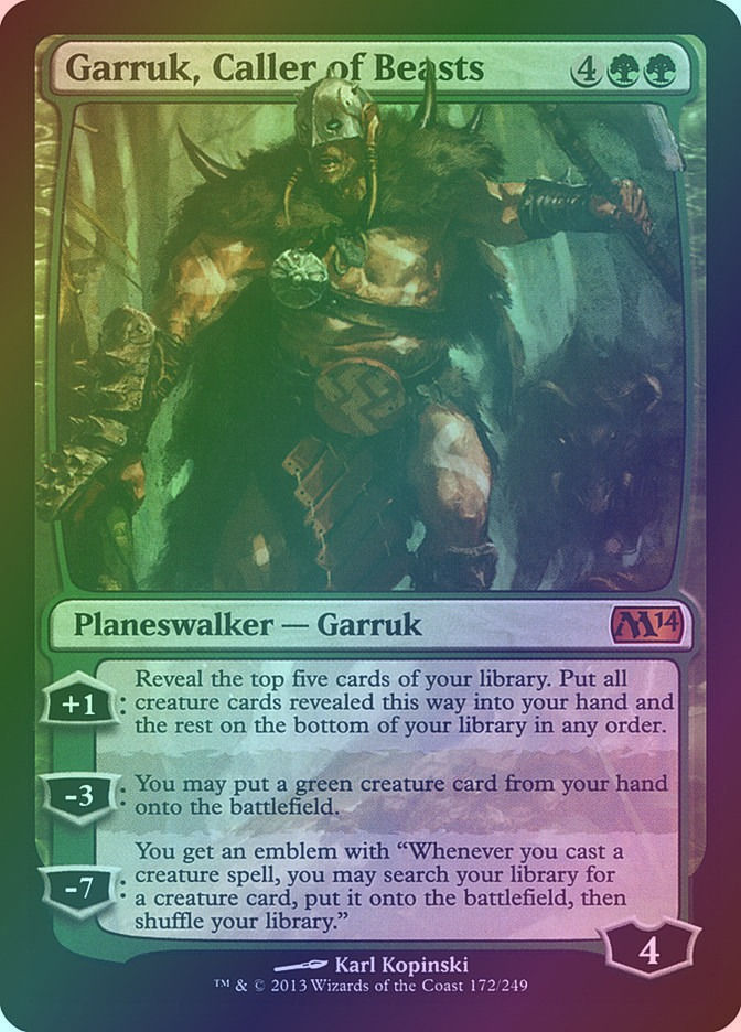 Garruk, Caller of Beasts (M14) (172) / Foil