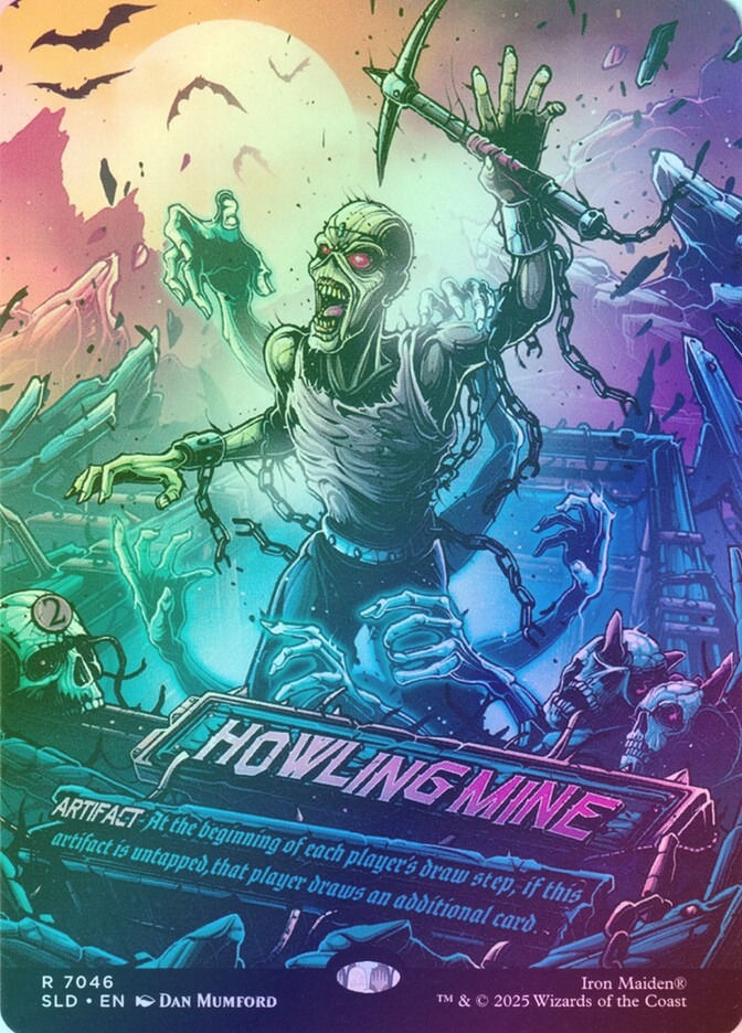 Howling Mine (SLD) (7046) / Borderless / Foil