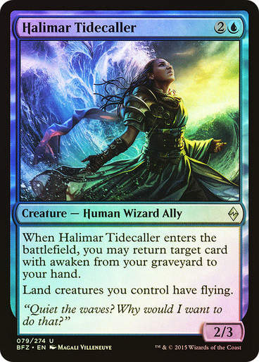 Halimar Tidecaller (BFZ) (79) / Foil