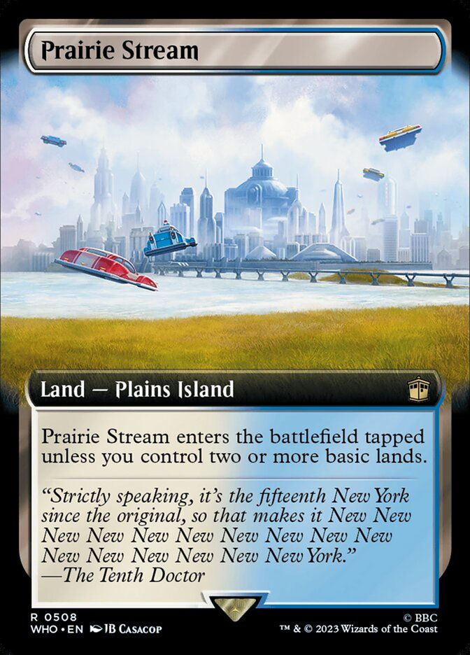 Prairie Stream (WHO) (508) / Extended Art