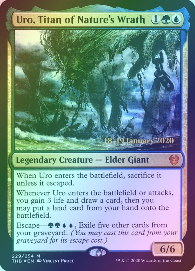 Uro, Titan of Nature's Wrath (PTHB) (229s) / Foil
