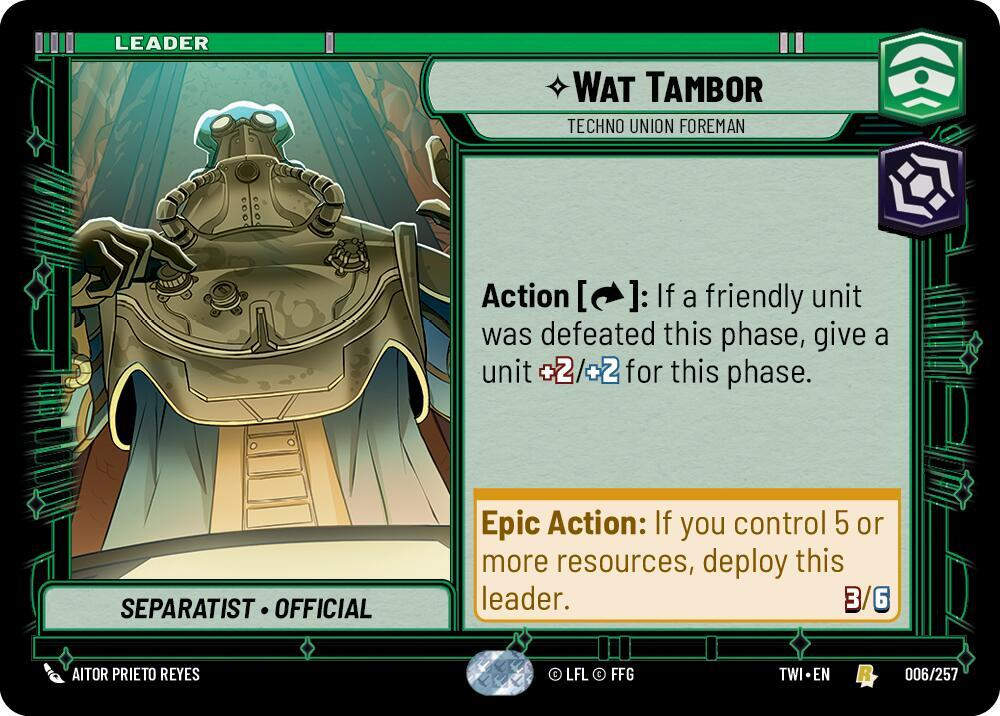Wat Tambor - Techno Union Foreman (TWI) (006/257)