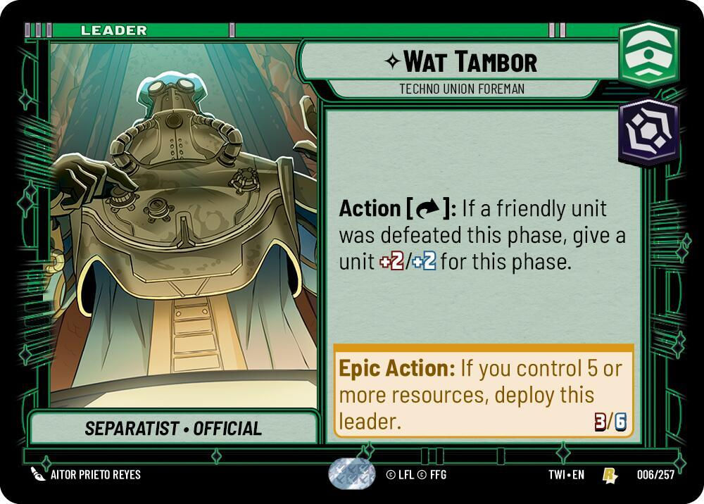 Wat Tambor - Techno Union Foreman (TWI) (006/257)
