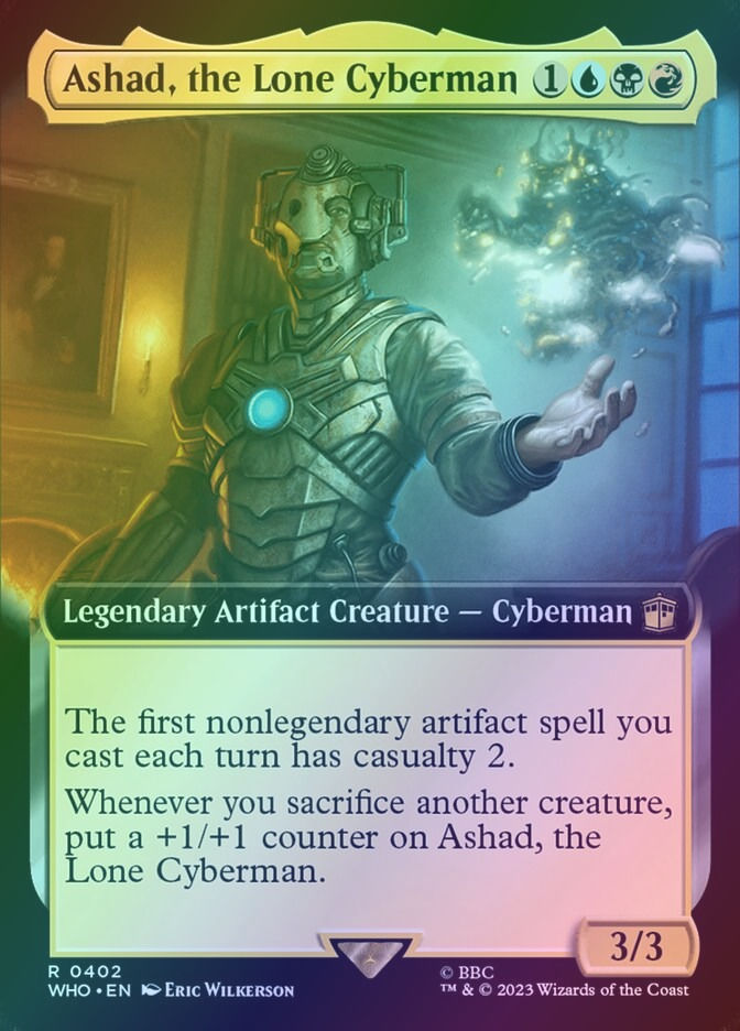Ashad, the Lone Cyberman (WHO) (402) / Extended Art / Foil