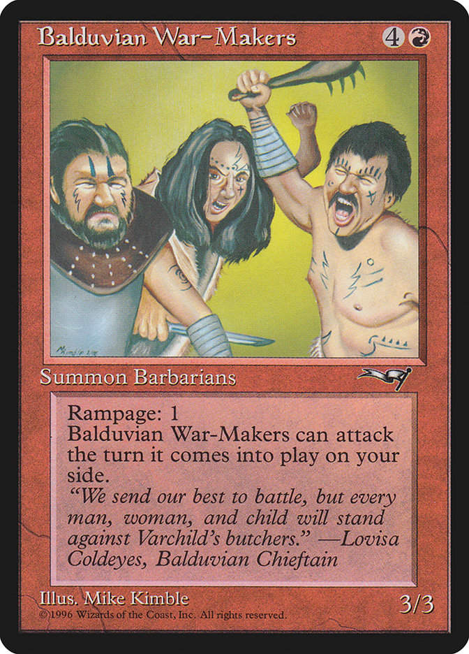 Balduvian War-Makers (ALL) (66b)