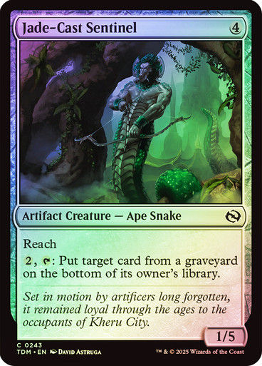 Jade-Cast Sentinel (TDM) (243) / Foil