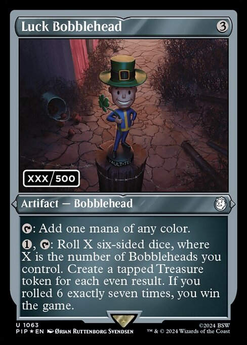 Luck Bobblehead (pip) (1063) / Serialized Surge Foil (288/500)