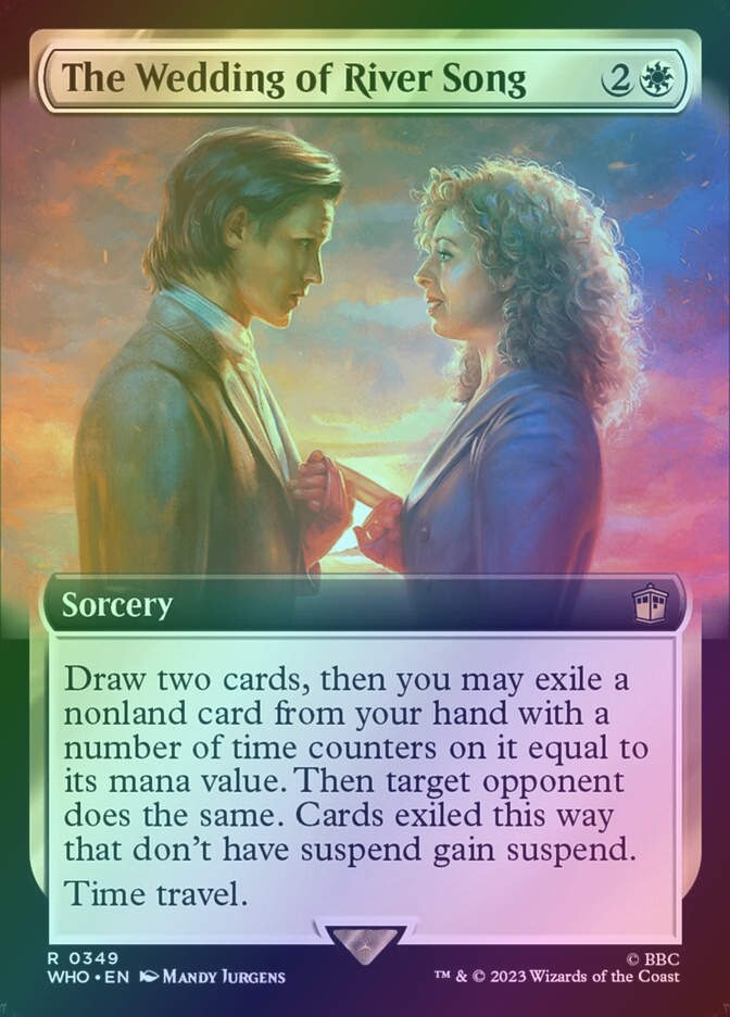 The Wedding of River Song (WHO) (349) / Extended Art / Foil