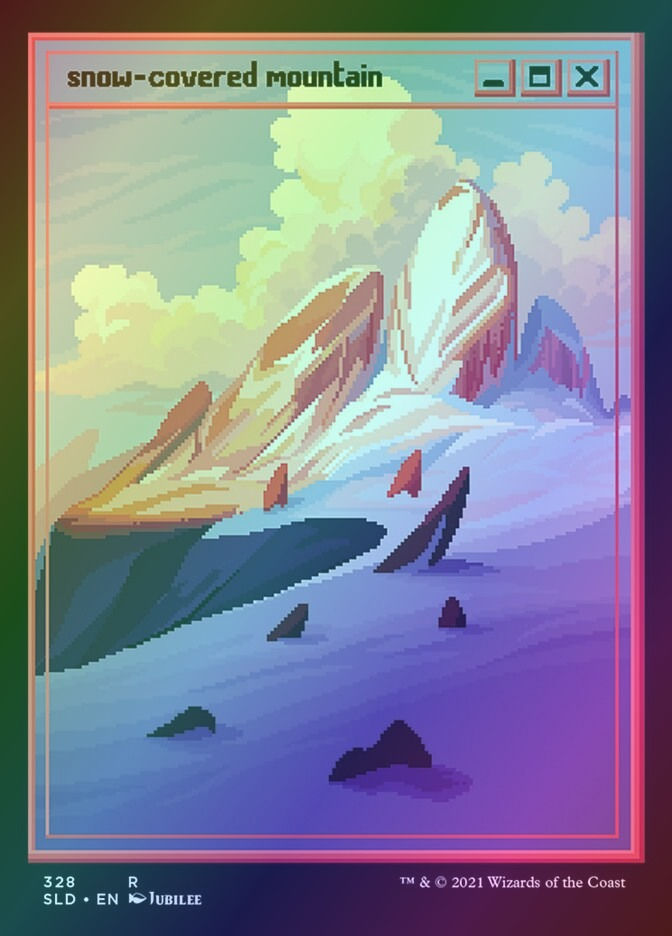 Snow-Covered Mountain (SLD) (328) / Foil