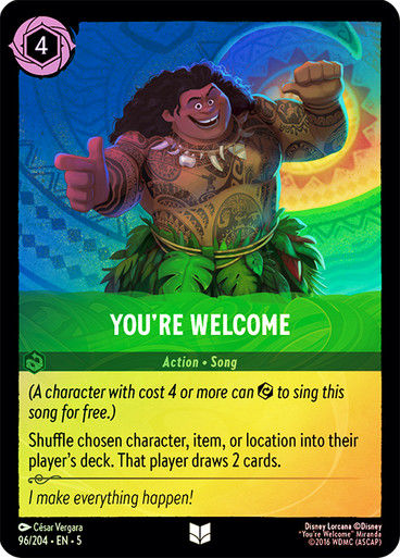 You're Welcome (LOR_SHS) / Foil