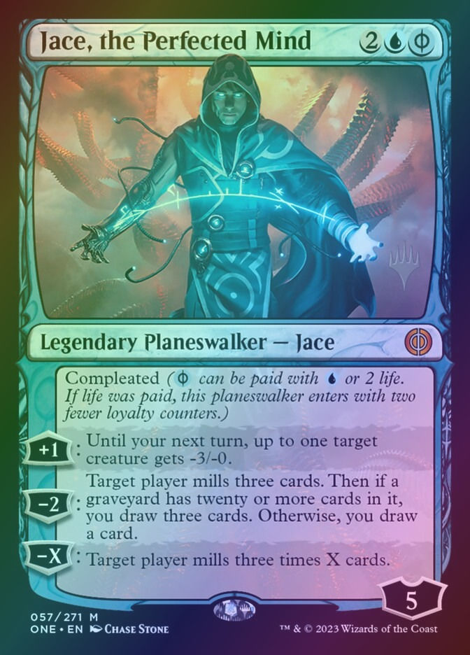 Jace, the Perfected Mind (PONE) (57p) / Foil